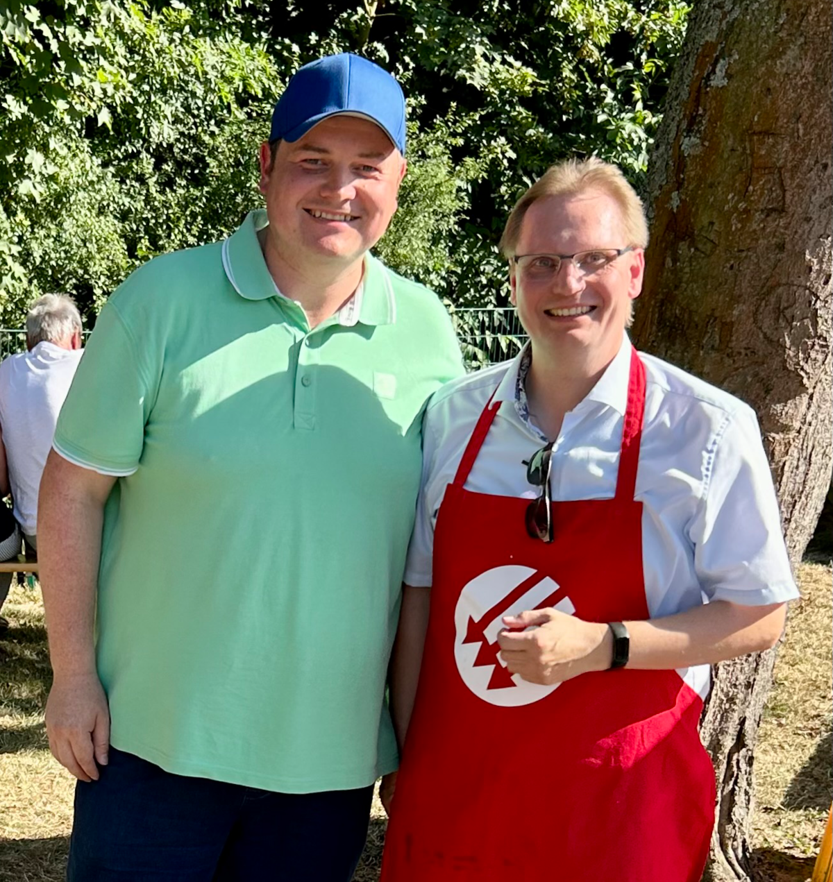 Steven Wodtke (Ratsmitglied) und Dr. Dennis Maelzer, MdL