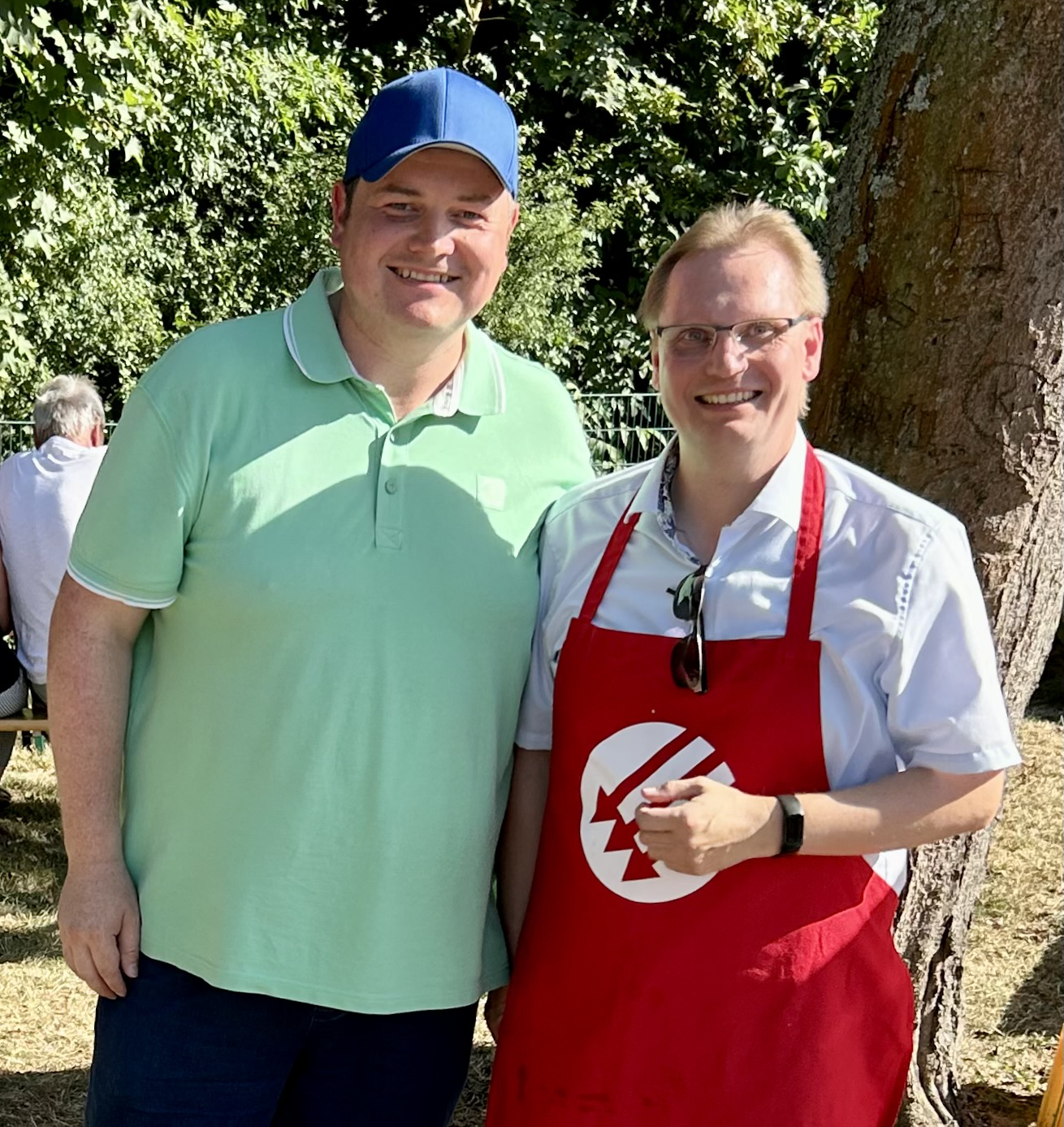Steven Wodtke (Ratsmitglied) und Dr. Dennis Maelzer, MdL